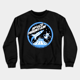 SPACE MOUNTAIN (black and blue) Crewneck Sweatshirt